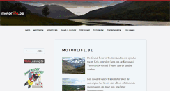 Desktop Screenshot of motorlife.be