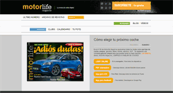 Desktop Screenshot of motorlife.es